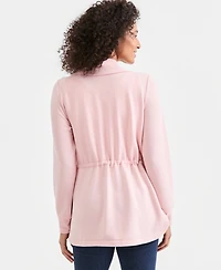 Style & Co Women's Luxsoft Fleece Knit Anorak Jacket, Macy's Exclusive