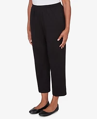 Alfred Dunner Women's Classic French Terry Short Length Pants