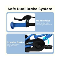 Hongge Inch Kids Bike with Training Wheels and Adjustable Seat