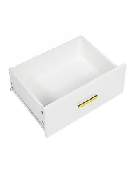 Streamdale White 8-Drawer Dresser - Bedroom Storage