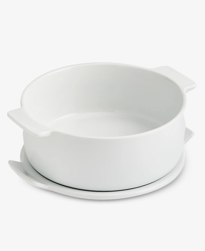 The Cellar James Ceramic Vegetable Bowl With Lid, Macy's Exclusive