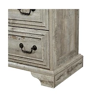 Streamdale Furniture Farmhouse Dresser 7 Drawers for Rustic Storage