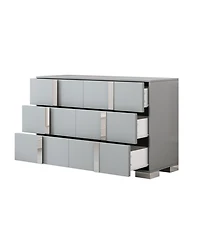 Streamdale Furniture 6-Drawer Dresser with 2 Nightstands