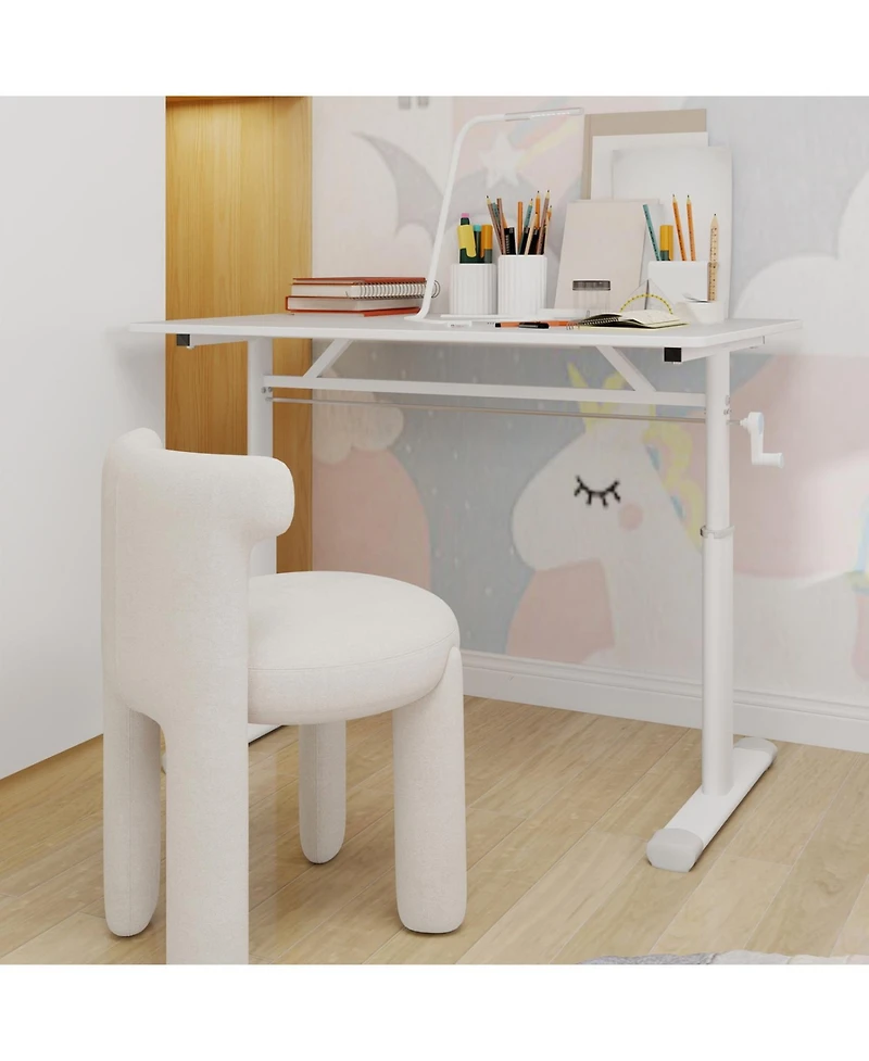 Streamdale Furniture + Adjustable Height + Wood/Metal (if applicable) + Compact Design + Study Desk