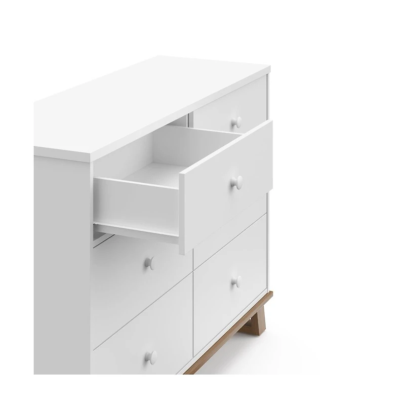 Storkcraft Modern 6 Drawer Dresser
