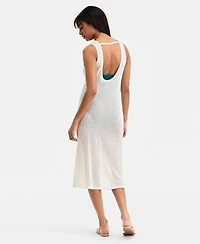Miken Juniors' Low-Back Midi Dress Swim Cover-Up, Created for Macy's