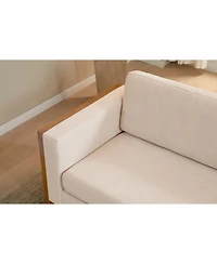 Streamdale + 79" Solid Wood Modern Design Sofa