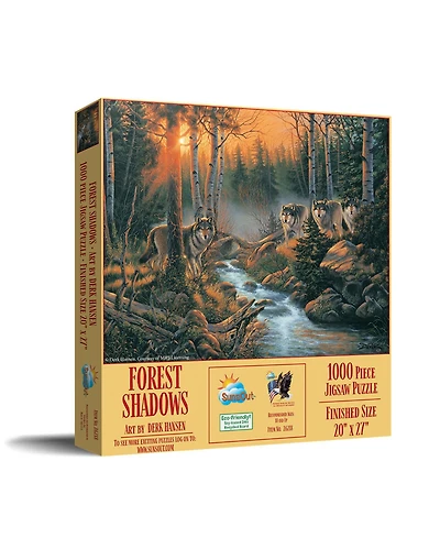 SunsOut Forest Shadows 1000 piece Jigsaw Puzzle for Adults
