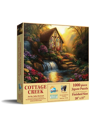 SunsOut Cottage Creek 1000 piece Jigsaw Puzzle for Adults