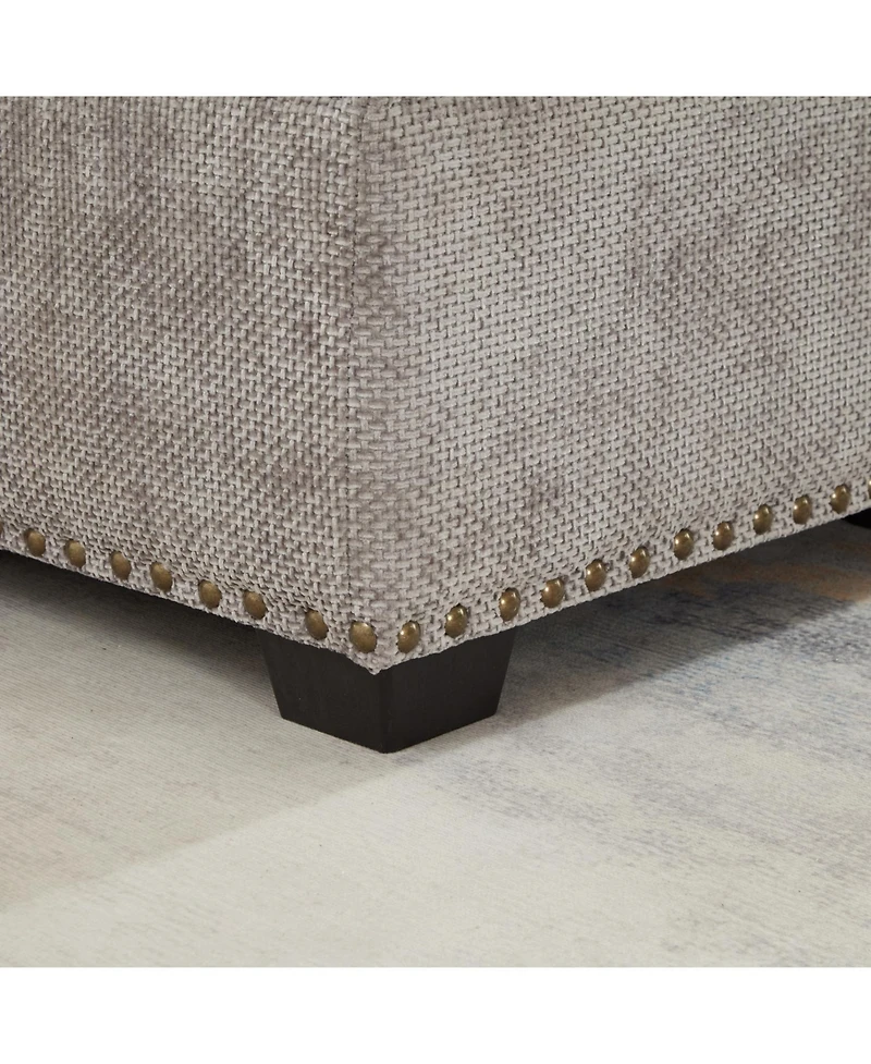 Streamdale Furniture 97" L-Shaped Sectional Sofa with Ottoman