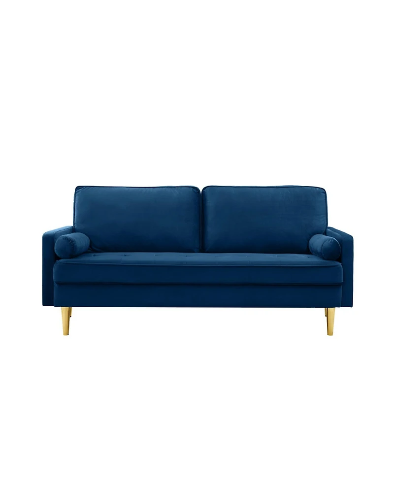 Streamdale Furniture Velvet Sofa 65 inch