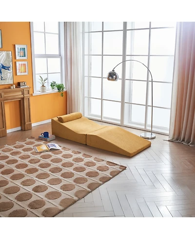 Streamdale Furniture Foldable Sponge Sofa Bed- Portable Lounger for Living Room & Bedroom