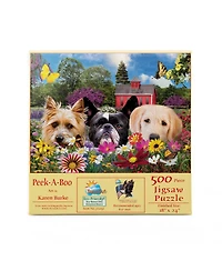 SunsOut Peek-a-Boo 500 piece Jigsaw Puzzle for Adults