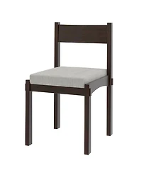 Streamdale Furniture | 7-Piece | Wood & Upholstered | Espresso Finish | Dining Set (Table & 6 Chairs)