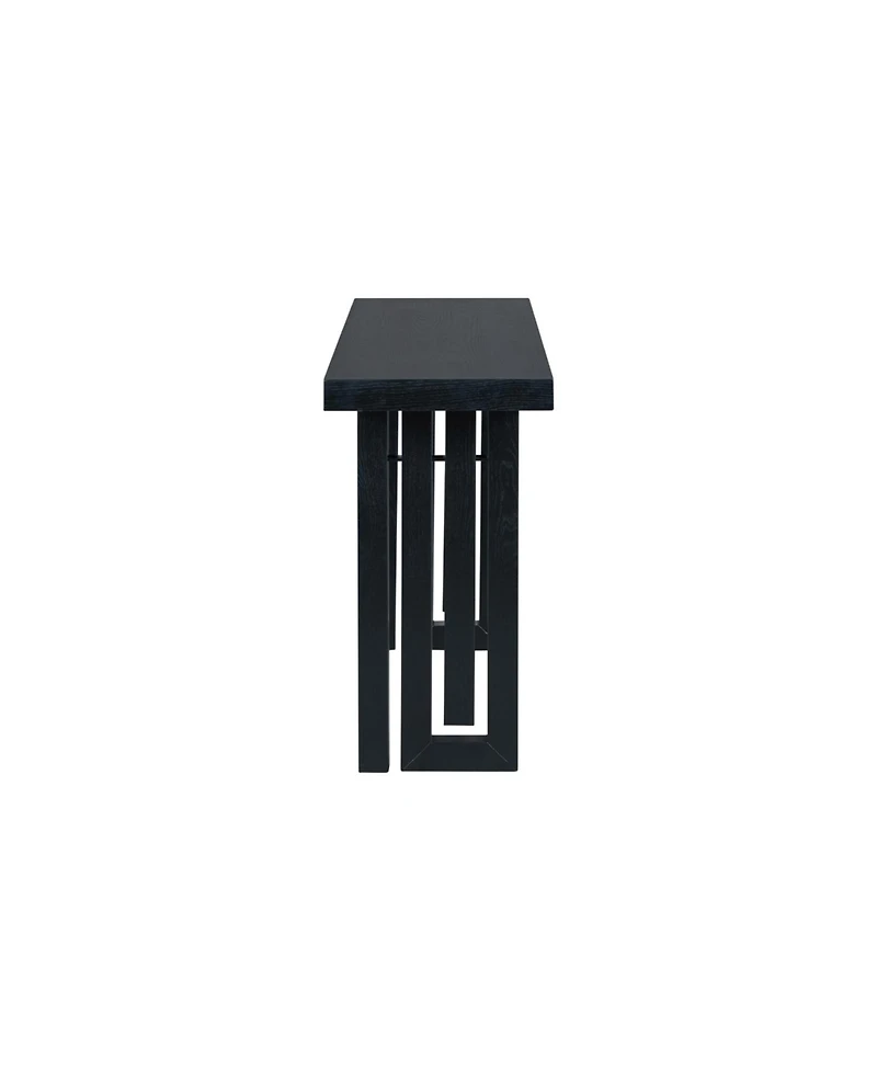 Streamdale Furniture Oak Veneer Console Table - Entryway/Hallway/Living Room