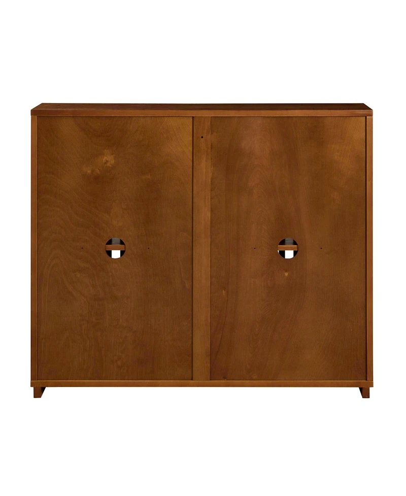 Streamdale Furniture Mid Century Fluted Sideboard Cabinet - Walnut