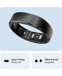 RingConn Gen 2 Size 12 Black 1087 Fitness Trackers