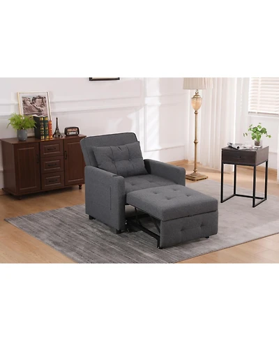 Streamdale Furniture 3-in-1 Convertible Sleeper Chair Bed