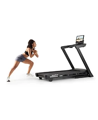 NordicTrack T Series 16 is a premium smart treadmill with a 16" tilting Hd touchscreen