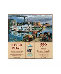 SunsOut Riverboat 550 piece Jigsaw Puzzle for Adults