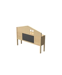 Streamdale Furniture Streamdale Headboard Storage Cabinet for Full-size Montessori Floor Bed Natural,Freely collocation