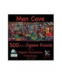 SunsOut Man Cave 500 piece Jigsaw Puzzle for Adults