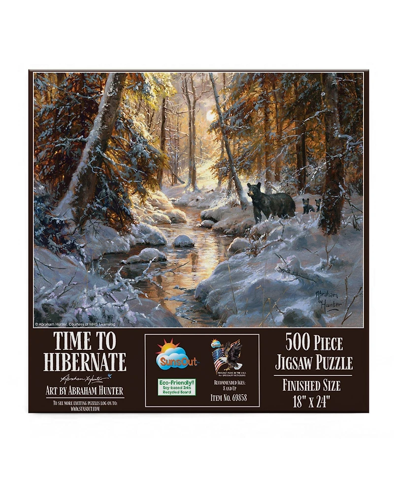 SunsOut Time to Hibernate 500 piece Jigsaw Puzzle for Adults