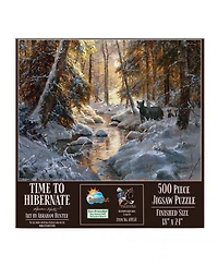 SunsOut Time to Hibernate 500 piece Jigsaw Puzzle for Adults
