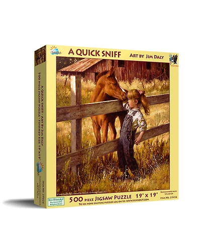 SunsOut A Quick Sniff 500 piece Jigsaw Puzzle for Adults
