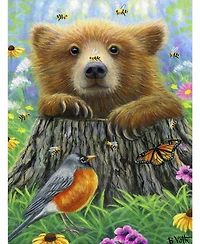 SunsOut Bee Happy 300 piece Jigsaw Puzzle for Adults