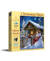 SunsOut Christmas Cheer 550 piece Jigsaw Puzzle for Adults Christmas