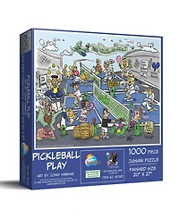 SunsOut Pickleball Play 1000 piece Jigsaw Puzzle for Adults
