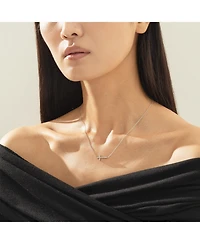 Bearfruit Jewelry Plated Elowen Horizontal Cross Necklace Holiday Gift Guide
