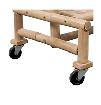 vidaXL Bamboo Clothes Rack