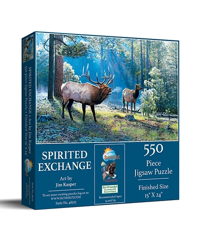SunsOut Spirited Exchange 550 piece Jigsaw Puzzle for Adults