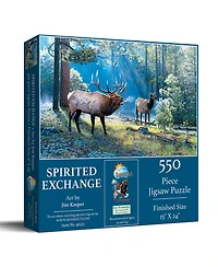 SunsOut Spirited Exchange 550 piece Jigsaw Puzzle for Adults