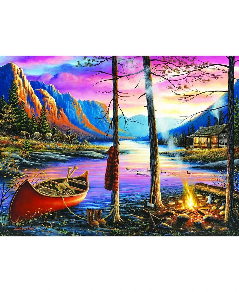 SunsOut Cabin Homecoming 500 piece Jigsaw Puzzle for Adults