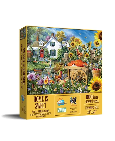 SunsOut Home is Sweet 1000 piece Jigsaw Puzzle for Adults