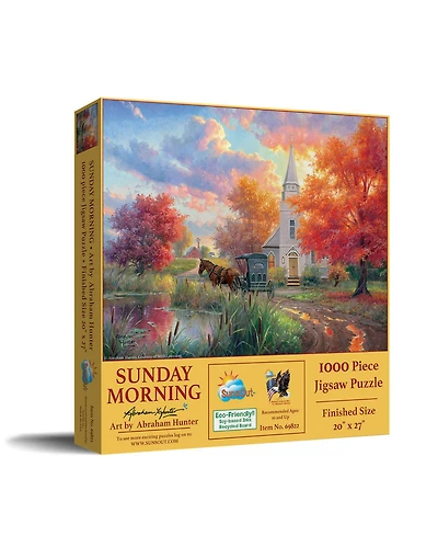 SunsOut Sunday Morning 1000 piece Jigsaw Puzzle for Adults
