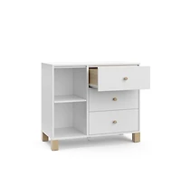 Storkcraft California 3 Drawer Combo Dresser