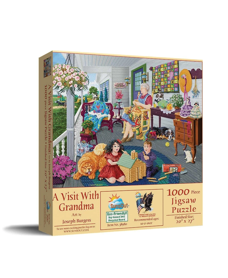 SunsOut A Visit to Grandma's 1000 piece Jigsaw Puzzle for Adults Mothers Day