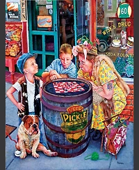 SunsOut Checkers Anyone? 500 piece Jigsaw Puzzle for Adults