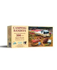 SunsOut Camping Bandits 300 piece Jigsaw Puzzle for Adults