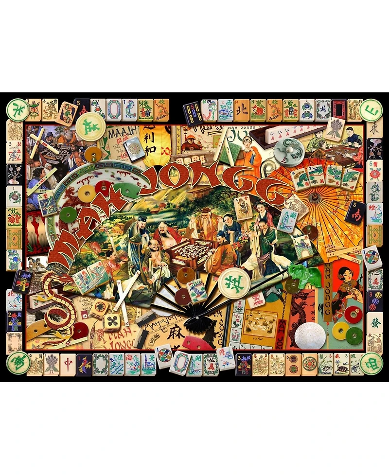 SunsOut Mah Jongg Masters 1000 piece Jigsaw Puzzle for Adults