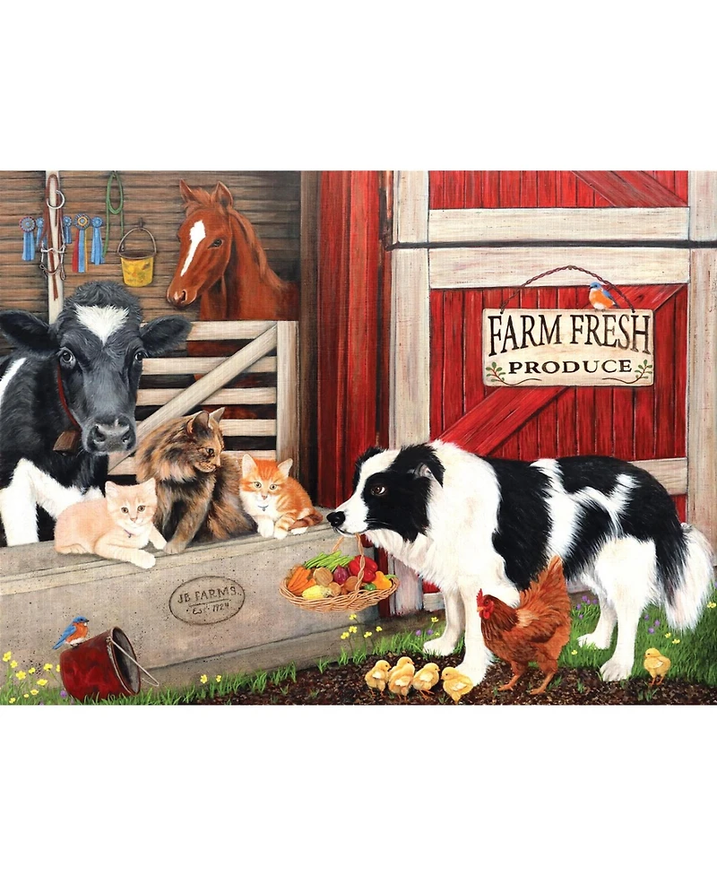 SunsOut Jb Farms 500 piece Jigsaw Puzzle for Adults