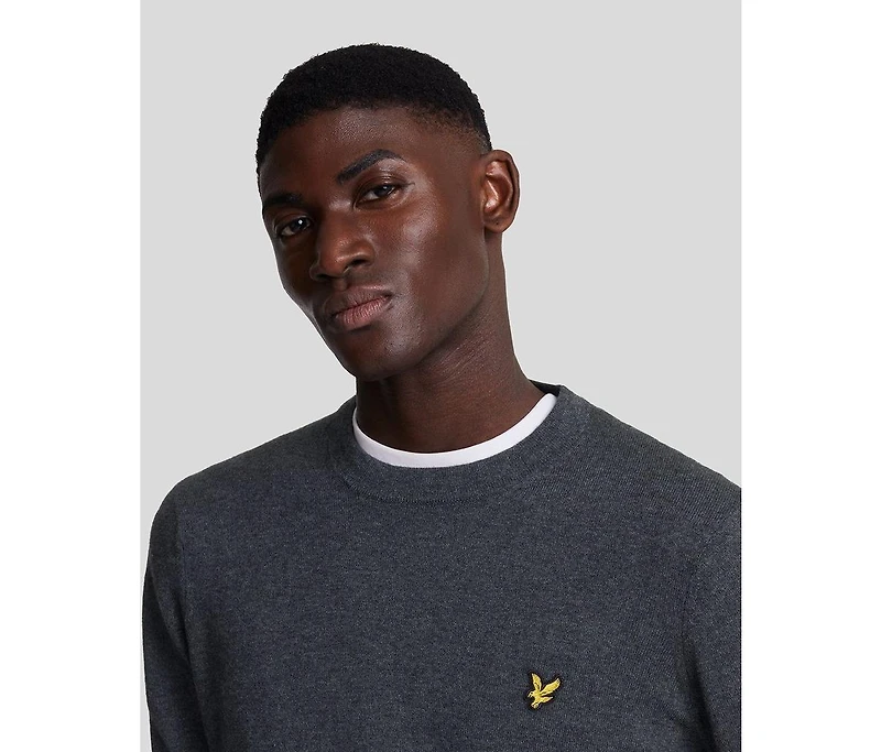 Lyle & Scott Men's Cotton Merino Crew Neck Sweater