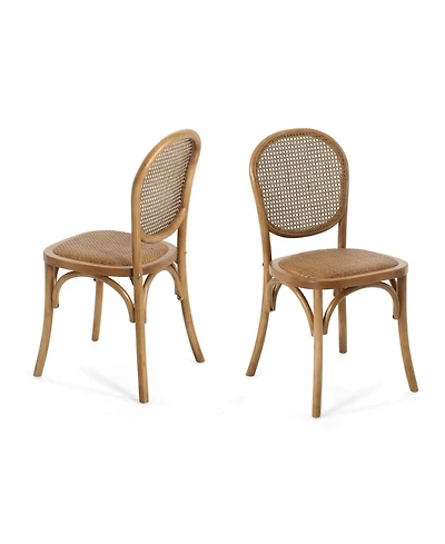Streamdale Furniture Streamdale Rattan Dining Chairs (Set of 2) - Vintage Style