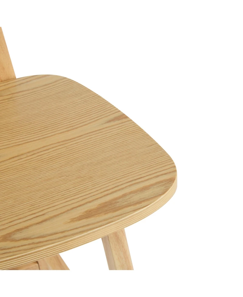 Streamdale Furniture Bari Indoor Wood Barstool, Set of 2