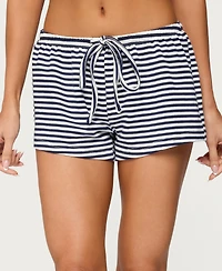 Edikted Women's Jainee Striped Drawstring Shorts