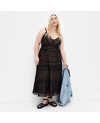 City Chic Plus Mia Lace Dress